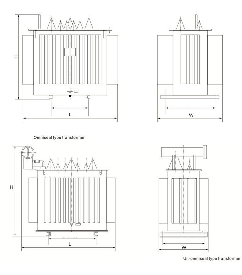 500KVA Transformer Drawing