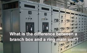 What is the difference between a branch box and a ring main unit?
