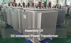 Assembly Of Oil Immersed Power Transformer
