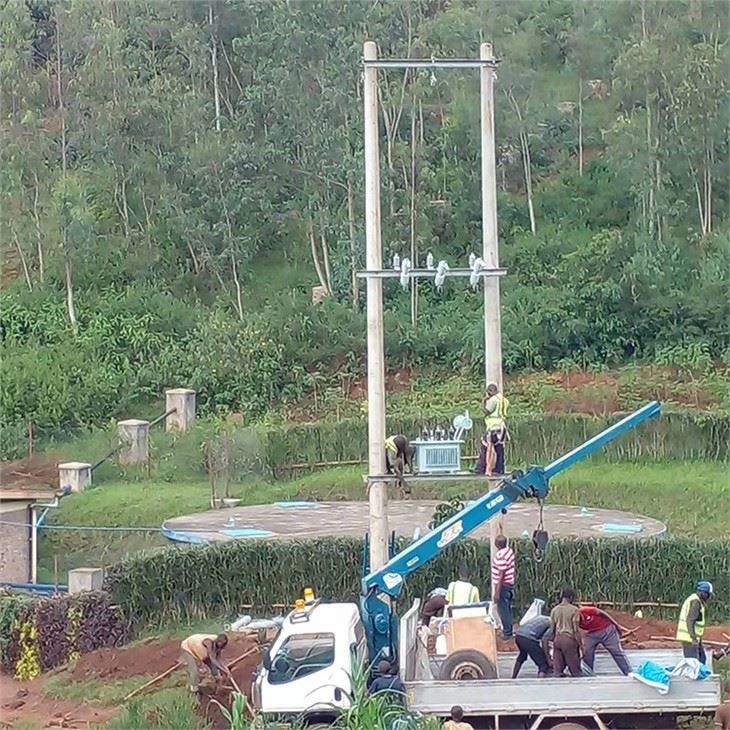 Three Phase Electric Power Pole Mounted Distribution Transformer
